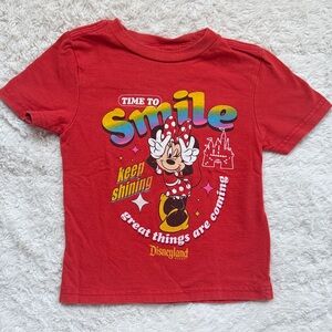Disney Red Kids T-Shirt with Minnie Mouse